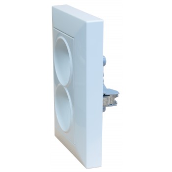 Розетка двойная без заземления Viko Meridian Белый