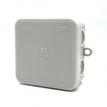 Коробка монтажная распределительная Elettrocanali IP55 75*75*36 мм