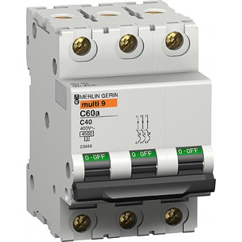 Автоматический выключатель Schneider Electric Multi9 C60A 3P 6A C