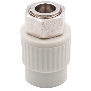 Муфта Koer 20x1/2F PPR с накидной гайкой