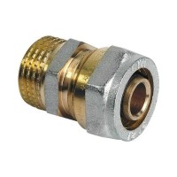 Муфта неразборная с наружной резьбой ЭКО 20x1/2"