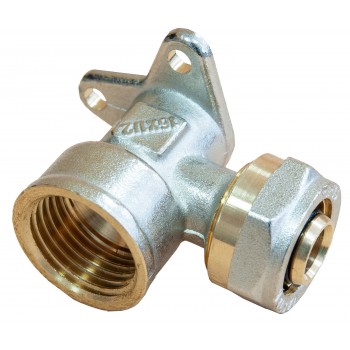 Колено настенное обжимное с внутренней резьбой ЭКО 16x3/4"