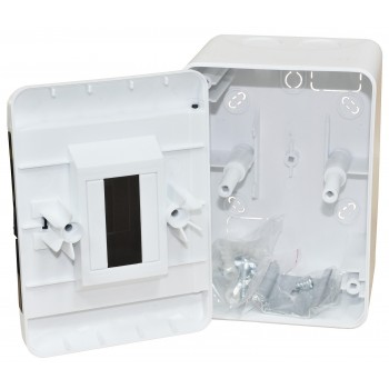 Распределительный накладной щиток OVIVO IP40 на 2 модуля