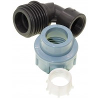 Колено зажимное 90° ITAL для ПЭ труб КВР d25мм. с внутренней резьбой 3/4"