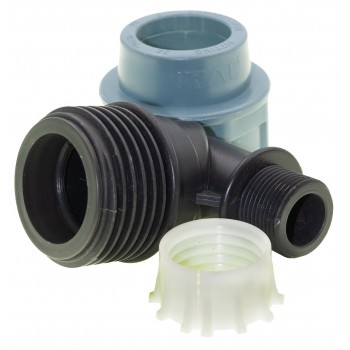 Колено зажимное 90° ITAL для ПЭ труб КНР d32мм с наружной резьбой 3/4"