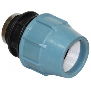 Муфта соединительная для ПЭ труб с внутренней резьбой ITAL МРВ 75*2"