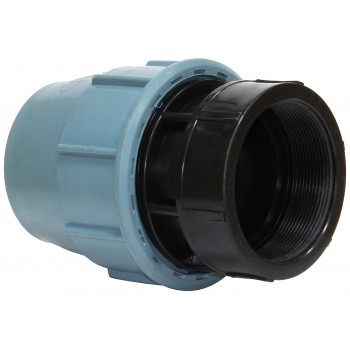 Муфта соединительная для ПЭ труб с внутренней резьбой ITAL МРВ 75*3"