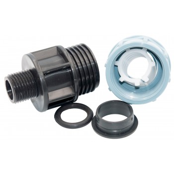 Муфта соединительная для ПЭ труб с наружной резьбой ITAL МРН 20*1/2"