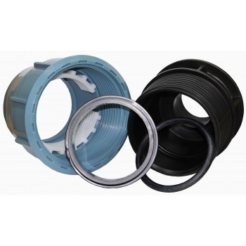 Муфта соединительная для ПЭ труб с наружной резьбой ITAL МРН 90*4"