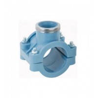 Седловая врезка-хомут обжимной ITAL d160 с внутренней резьбой 3"