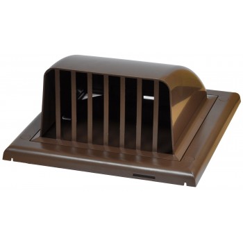 Выход вентиляционный стеновой Awenta КО d100 с обратным клапаном коричневый