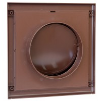 Выход вентиляционный стеновой Awenta КО d150 с обратным клапаном коричневый