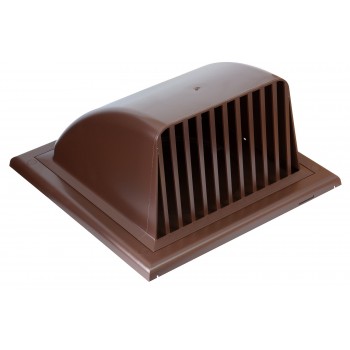 Выход вентиляционный стеновой Awenta КО d150 с обратным клапаном коричневый