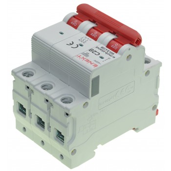 Модульный автоматический выключатель E.NEXT e.mcb.stand.60.3.C28 3р 28А C 6кА