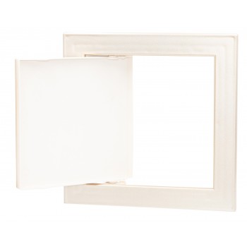 Дверцы ревизионные декоративные CKC 168*168 с фланцем нажимные Champagne