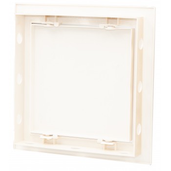 Дверцы ревизионные декоративные CKC 168*168 с фланцем нажимные Champagne