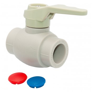 Кран шаровый (ручка) для горячей воды KOER 25 PPR