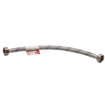 Гибкая подводка Koer шланг 1/2'' L800 гайка-гайка нержавеющая оплетка