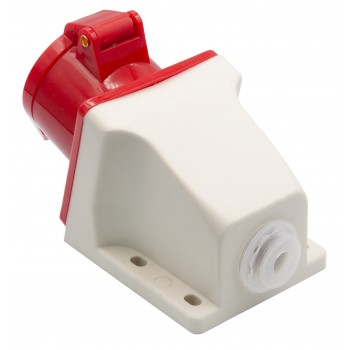 Силовая розетка настенная 90° E.NEXT e.socket.pro.4.16, 4п., 380В, 16А (114)