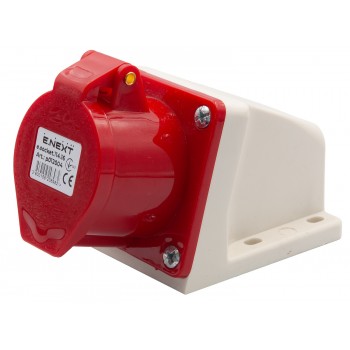 Силовая розетка настенная 90° E.NEXT e.socket.pro.4.16, 4п., 380В, 16А (114)