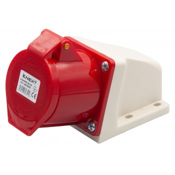 Силовая розетка настенная 90° E.NEXT e.socket.pro.4.32, 4п., 380В, 32А (124)