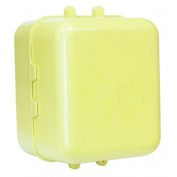 Щиток для газового счётчика G4 уличный без стекла пластмассовый желтый