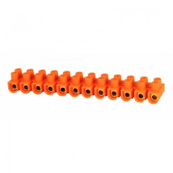 Клеммная колодка делимая, 12групп e.tc.stand.12.6.orange, 6 А, E.NEXT оранжевая