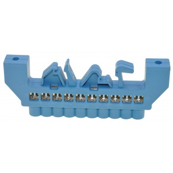 Шина нулевая E.NEXT e.bsi.pro.2.10 в изолированном корпусе универсальная синяя