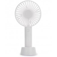 Портативный ручной вентилятор с аккумулятором и подставкой Mini Fan SS-2 Белый