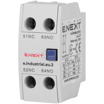 Дополнительный контакт E.NEXT e.industrial.au.2.11, 1NO+1NC