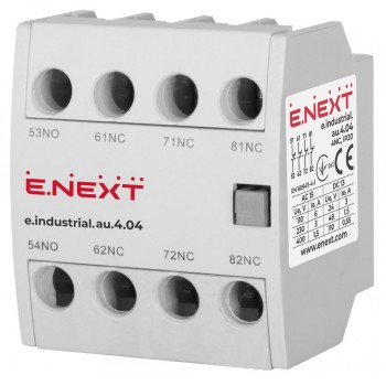 Дополнительный контакт E.NEXT e.industrial.au.4.04, 4NC