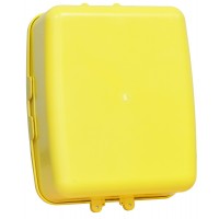 Ящик для газового счётчика G4 уличный пластмассовый желтый