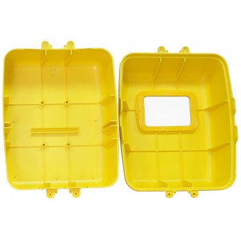 Ящик для газового счётчика G4 уличный пластмассовый желтый