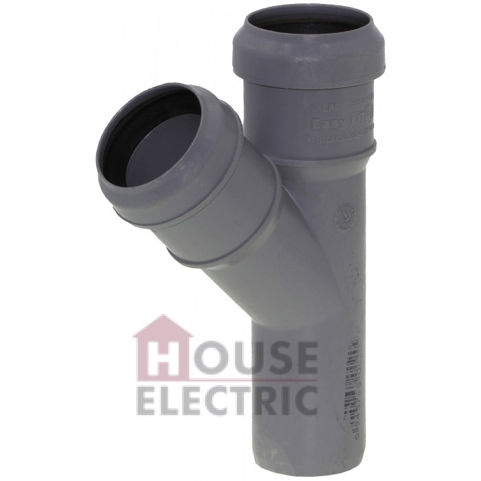 Тройник для внутренней канализации ASG HTR D32мм x45°