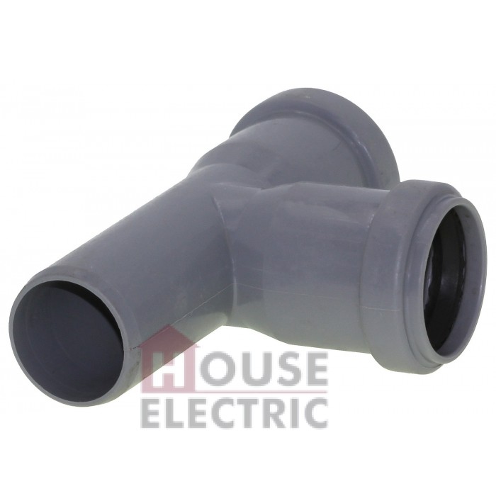 Тройник для внутренней канализации ASG HTR D32мм x87°