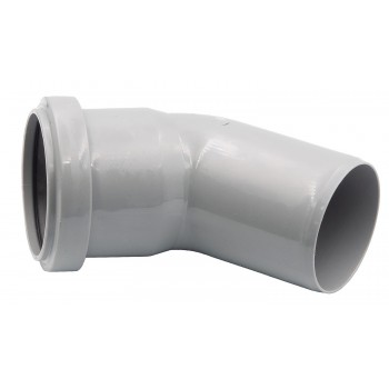 Колено для внутренней канализации Инсталпласт d50x45°