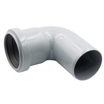 Колено для внутренней канализации Инсталпласт d50x90°