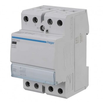 Контактор модульный Hager 3NO, 230В 40A