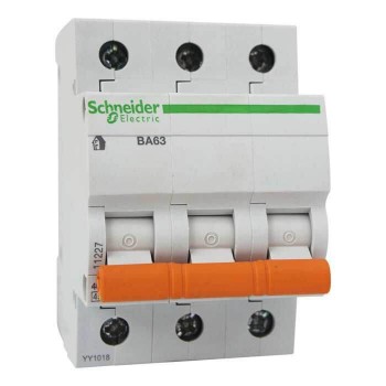 автоматический выключатель Schneider Electric BA63 4,5kA 3P 10A