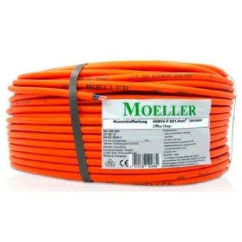 Провод медный круглый Moeller H05VV-F 2G1.5mm2 ПВС 2*1,5 Оранжевый