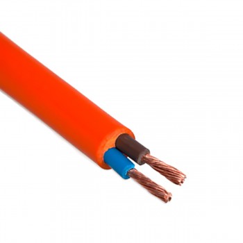 Провод медный круглый Moeller H05VV-F 2G1.5mm2 ПВС 2*1,5 Оранжевый