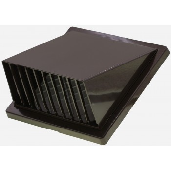 Выход вентиляционный стеновой airRoxy d100 с обратным клапаном коричневый