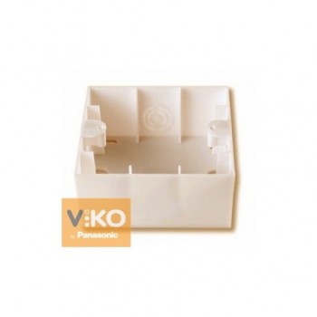 Коробка для наружного монтажа Крем Karre VIKO