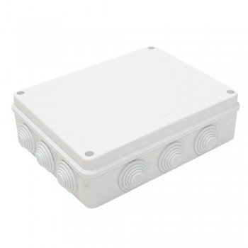 Коробка монтажная распределительная AVIDplast РК11 IP65 255*200*80 с гермовводами серая