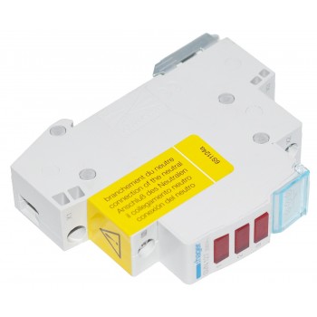 Индикатор модульный на DIN-рейку Hager SVN127 тройной (красный) LED 230В