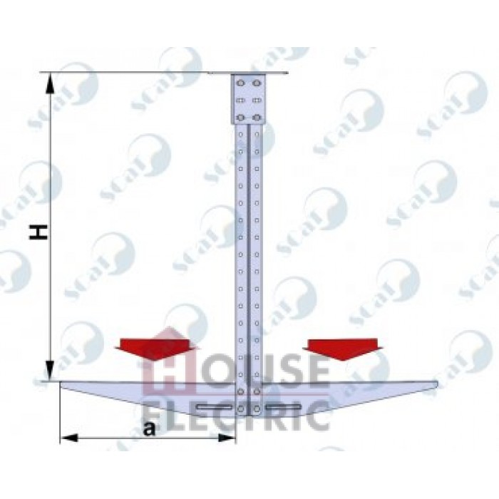 Станина потолочная двойная SCaT