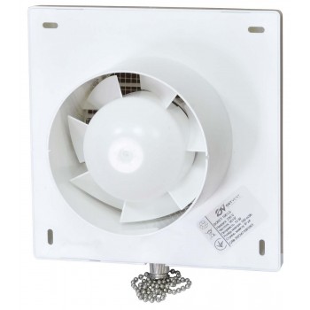 Вытяжной осевой вентилятор Ostvent Borey 100 LS белый с цепочкой