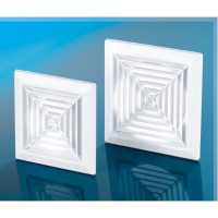 Вентиляционная решетка Dospel KKS 150 (203*203) белая