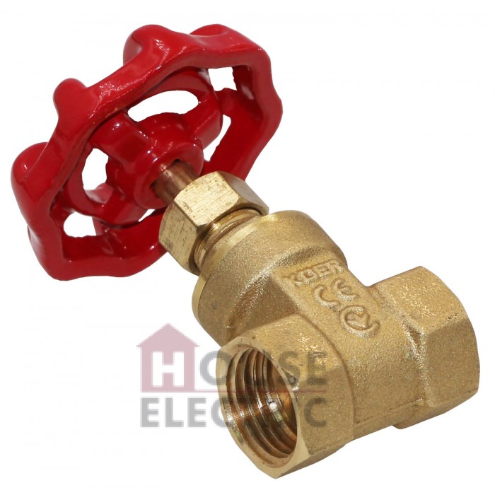 Задвижка клиновая муфтовая латунная KOER KR.280 вн-вн 1/2"