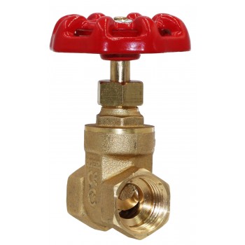 Задвижка клиновая муфтовая латунная KOER KR.280 вн-вн 1/2"